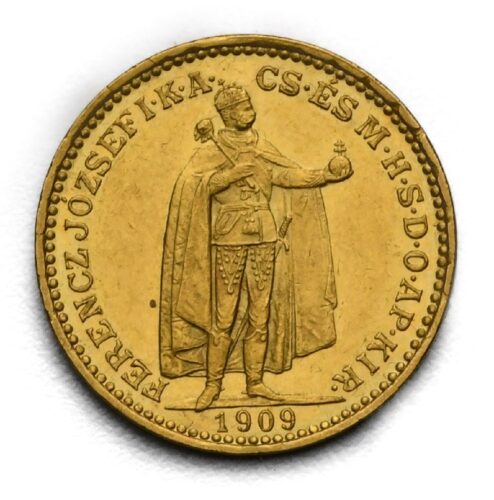 20 Koruna Františka Josefa I. 1909 KB