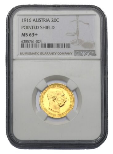 20 Koruna 1916 Nový znak