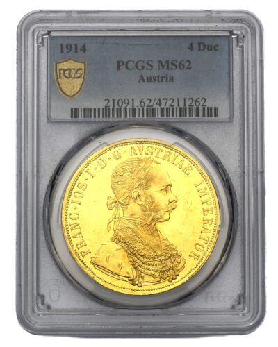 4 Dukát František Josef I. 1914