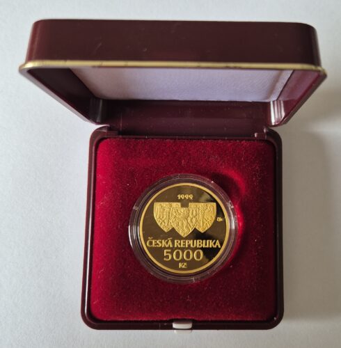 5000 Kč karel 1999 Certifikát